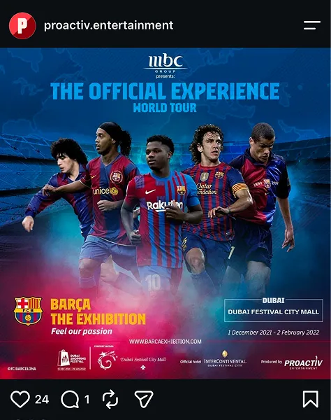 The Official Experience campaign artwork